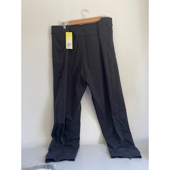 NWT All In Motion Black Lounge Pants with zippers Sz 3X - Picture 7 of 7